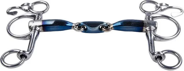 Trust Equestrian Pelham für Pferd Baby Eliptical aus Sweet Iron in Blau – Bild 1 von 1