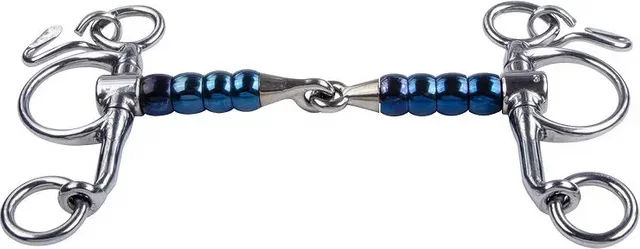 Trust Equestrian Pelham für Pferd Sweet Iron Baby Cherry Roller in Blau – Bild 1 von 1