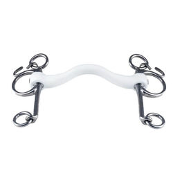 Produktbild von Trust Equestrian Pelham Gebiss Inno Sense Stange Port Medium 20 mm Weiß 13,5 cm