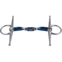 Produktbild von Trust Equestrian Schenkeltrense doppelt gebrochen 16 mm mit Sweet Iron Gebiss 11,5 cm Blau