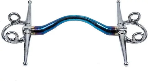 Trust Equestrian Schenkeltrense Sweet Iron Full Cheek Blau Medium Port 16 – Bild 1 von 1
