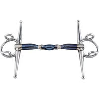 Produktbild von Trust Equestrian Schenkeltrense Sweet Iron Full Cheek Gag Elliptical Blau 16