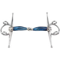 Produktbild von Trust Equestrian Schenkeltrense Sweet Iron Full Cheek Gag Jointed Blau 16