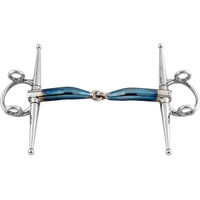 Produktbild von Trust Equestrian Schenkeltrense Sweet Iron Full Cheek Gag Locked Blau Metall Grösse 16