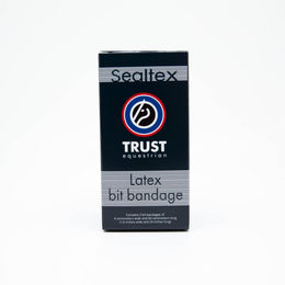 Trust Equestrian Sealtex Latex Gebissbandage für Pferde Onesize 60cm Weiß - 2 x 0,6 m – Bild 1 von 10