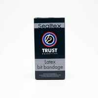 Produktbild von Trust Equestrian Sealtex Latex Gebissbandage für Pferde Onesize 60cm Weiß - 2 x 0,6 m