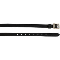 Produktbild von Trust Equestrian Sporenriemen Spur Strap aus Leder in Schwarz/Silber One Size