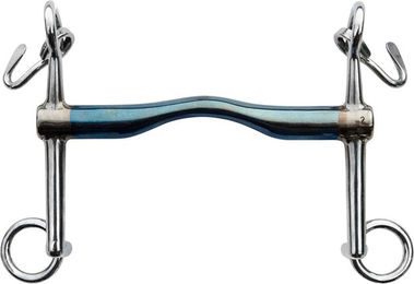 Trust Equestrian Sweet Iron Baby Kandare mit kleiner Zungenfreiheit 16mm Blau – Bild 1 von 1