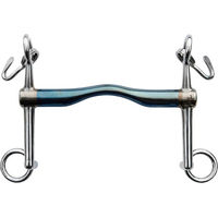 Produktbild von Trust Equestrian Sweet Iron Baby Kandare mit kleiner Zungenfreiheit 16mm Blau