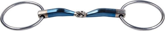 Trust Equestrian Sweet Iron Wassertrense arretierend einfach gebrochen 12mm Blau – Bild 1 von 1