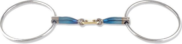 Trust Equestrian Sweet Iron Wassertrense Dr. Bristol doppelt gebrochen 16mm Blau – Bild 1 von 1