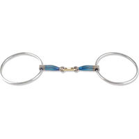 Produktbild von Trust Equestrian Sweet Iron Wassertrense Dr. Bristol doppelt gebrochen 16mm Blau