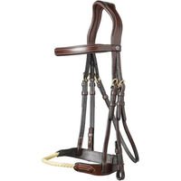 Produktbild von Trust Equestrian Trense aus Leder für Vollblut in Braun
