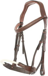 Trust Equestrian Trense aus Leder in Braun – Bild 1 von 1