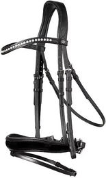 Trust Equestrian Trense Rotterdam aus Leder in Schwarz für Vollblut – Bild 1 von 1