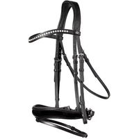 Produktbild von Trust Equestrian Trense Rotterdam aus Leder in Schwarz für Vollblut