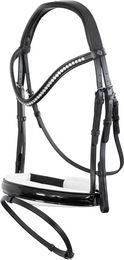 Trust Equestrian Trense Vancouver aus Leder in Schwarz für Vollblut – Bild 1 von 1