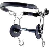 Produktbild von Trust Equestrian Turniergebiss Hackamore Combi Sweet Iron Long Medium Port 16 für Pferde