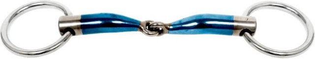 Trust Equestrian Unterlegtrense Einfach Gebrochen Sweet Iron Gebiss 11 cm Blau – Bild 1 von 1