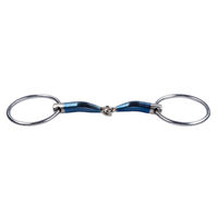 Produktbild von Trust Equestrian Wassertrense Einfach Gebrochen mit 16mm Sweet Iron Gebiss in Blau 14,5 cm