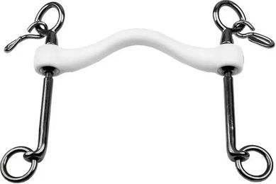 Trust Equestrian Weymouth Mundstück für Pferde Hard-15 Weiß – Bild 1 von 1