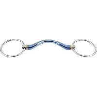 Produktbild von Trust Gebiss für Pferde doppelt gebrochen Loose Ring Medium Port aus Metall in Silber