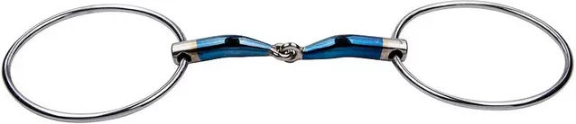 Trust Gebiss für Pferde Sweet Iron Large Jointed in Blau – Bild 1 von 1