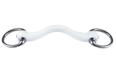 Produktbild von TRUST Gebiss Olivenkopf Port Medium aus Kunststoff Weiß