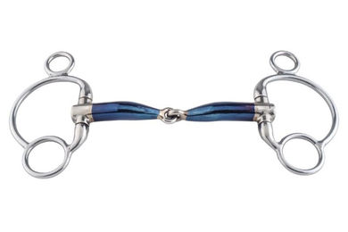 Produktbild von TRUST Gebiss TR 2,5 Ring Eggbut Locked Sweet Iron aus Metall in Silber