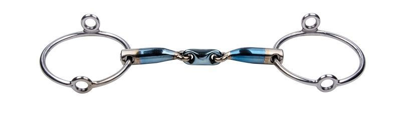 Produktbild von TRUST Gebiss TR Loose Ring Gag Elliptical Sweet Iron aus Metall in Silber