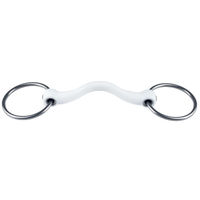 Produktbild von TRUST Gebiss TR Loose Ring Medium Port Inno Sense aus Kunststoff 20mm Weiß