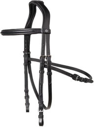 Produktbild von Trust Hickstead Hackamore Trense aus Leder für Vollblut in Schwarz oder Braun