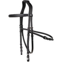 Produktbild von Trust Hickstead Hackamore Trense aus Leder für Vollblut in Schwarz oder Braun