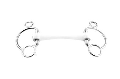 Produktbild von Trust Inno Sense-2,5 Eggbut-Flexi Soft Olivenkopfgebiss aus Kunststoff 14,5 cm