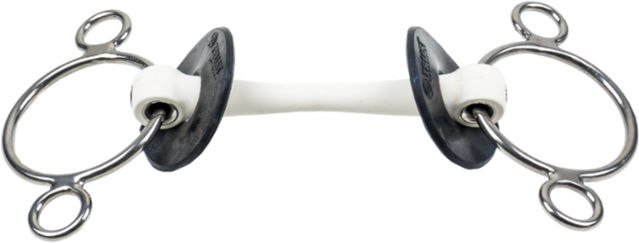 Produktbild von Trust Inno Sense 3 Ring Flexi Soft Gebiss aus Kunststoff in Weiß 13,5 cm