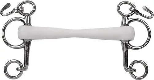 Trust Inno Sense Baby Flexi Soft Pelham für Pferd mit Gebiss in Weiß Größe 14 – Bild 1 von 1