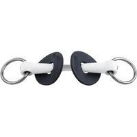 Produktbild von Trust Inno Sense Bradoon Flexi Soft-20 Gebiss für Pferde mit 2 Ringen in Silber und Weiß