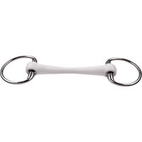 Produktbild von Trust Inno Sense Eggbut Flexi Soft Gebiss aus Edelstahl in Weiß 14,5 cm