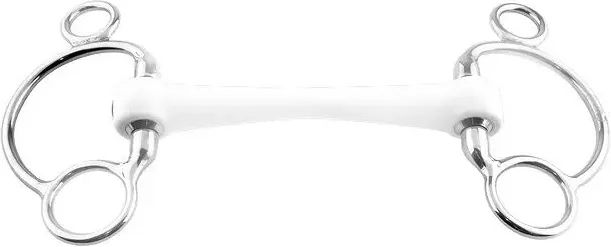 Trust Inno Sense Flexi Soft 15 Pessoa Mors für Pferde mit 2,5 Ringen in Weiß – Bild 1 von 1