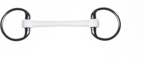 Trust Inno Sense Flexi Soft Gebiss für Pferde mit Ring in Olive und Weiß 15mm – Bild 1 von 1