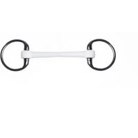 Produktbild von Trust Inno Sense Flexi Soft Gebiss für Pferde mit Ring in Olive und Weiß Größe 15