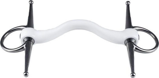 Produktbild von Trust Inno Sense-full Cheek-Port Gebiss aus Edelstahl in Silber Medium 14,5 cm
