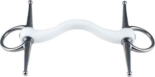 Produktbild von Trust Inno Sense Gebiss Full Cheek Port aus Edelstahl in Weiß Medium 12,5 cm