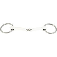 Produktbild von Trust Inno Sense Gebiss mit 2 Ringen für Pferde aus Metall in Silber und Weiß
