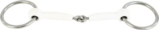 Trust Inno Sense Gebiss mit 2 Ringen für Pferde aus Metall in Silber und Weiß – Bild 1 von 1