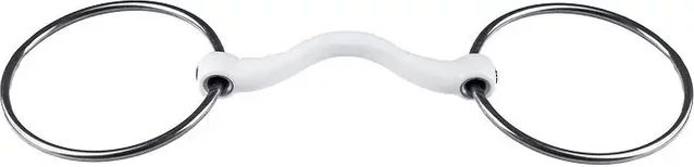 Trust Inno Sense Gebiss mit 2 Ringen für Pferde Large Medium-15 Weiß – Bild 1 von 1