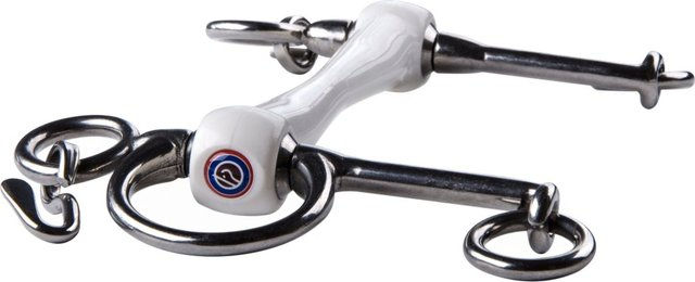 Produktbild von Trust Inno Sense Pelham Flexi Soft Gebiss aus Edelstahl in Weiß 14,5 cm
