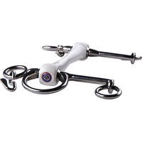 Produktbild von Trust Inno Sense Pelham Flexi Soft Gebiss aus Edelstahl in Weiß 14,5 cm