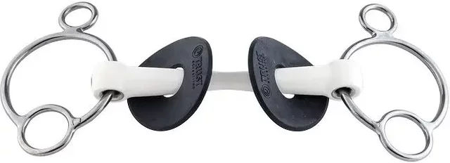 Trust Inno Sense Ring Flexi Soft Pessoa Gebiss für Pferde mit 2,5 Ringen und Auftrieb Größe 14 – Bild 1 von 1