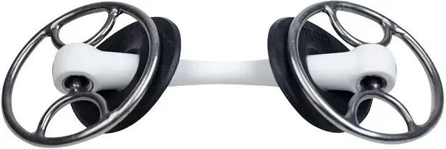 Trust Inno Sense Swivel Flexi Soft-20 Gebiss für Pferde mit 2 Ringen in Silber und Weiß – Bild 1 von 1